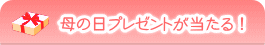 母の日プレゼントが当たる！