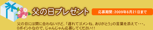 父の日プレゼント