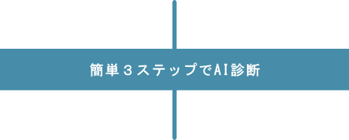 �ȒP3�X�e�b�v��AI�f�f